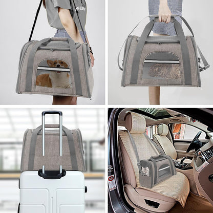 Pet Carrier Airline Approved Pet Carrier Dog Carriers for Small Dogs, Cat Carriers for Medium Cats Small Cats, Small Pet Carrier Small Dog Carrier Airline Approved Dog Cat Pet Travel Carrier